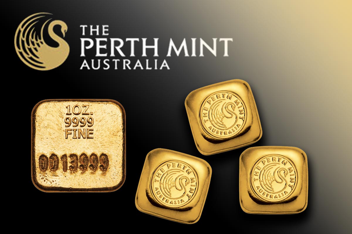 1 oz Goldbarrren Perth Mint gegossen - jetzt mit Seriennummer!