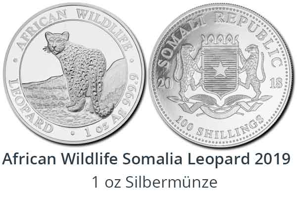 1 oz Somalia Leopard 2018