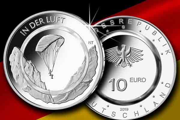 10-Euro-Sammlermünze „In der Luft“ jetzt erhältlich