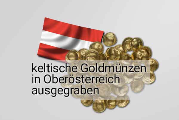 44 keltische Goldmünzen in Oberösterreich ausgegraben