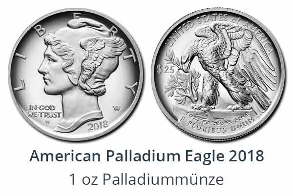 American Palladium Eagle 2018