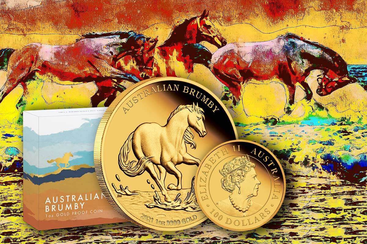 Australian Brumby erstmals als Goldmünze erhältlich!