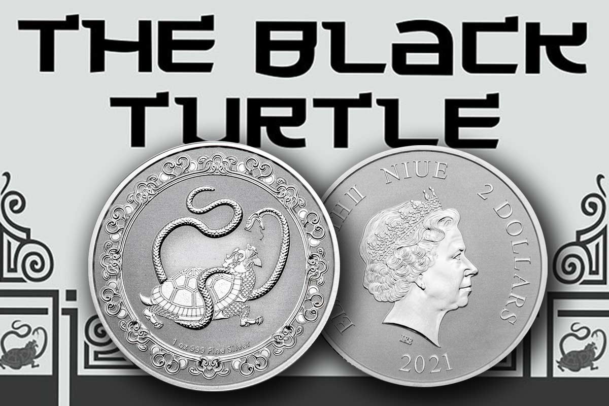 Celestial Animals in Silber 2021 Black Turtle - Jetzt Neu!