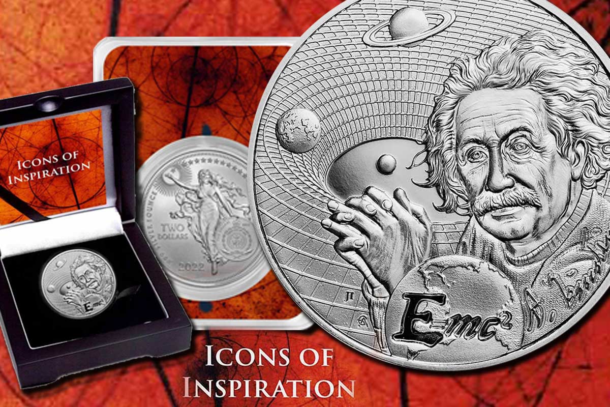 Icons of Inspiration Silber 2022 – Jetzt Albert Einstein im Vorverkauf!