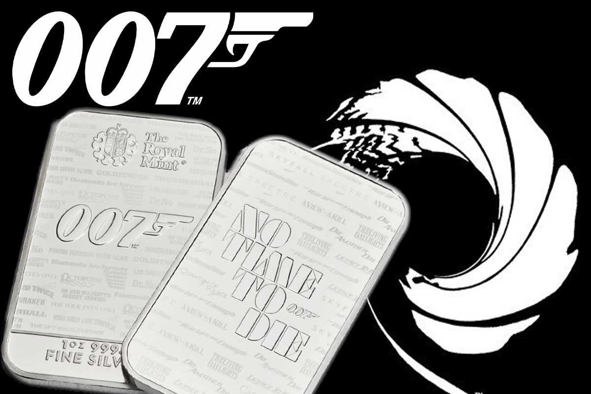 James Bond 007 - No Time to Die: Jetzt als Silberbarren!