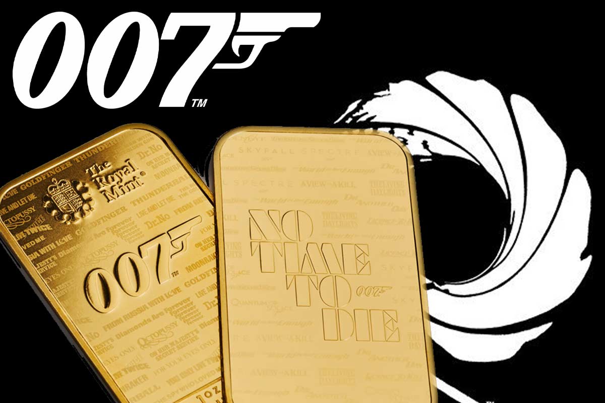 James Bond 007 - Gold - Jetzt als Bullion-Barren erhältlich!
