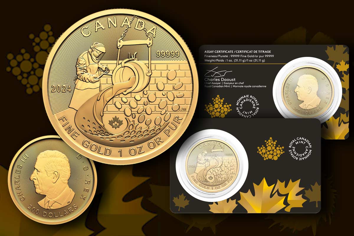 Goldrausch 2024: Neue Klondike-Goldmünze von der RCM!