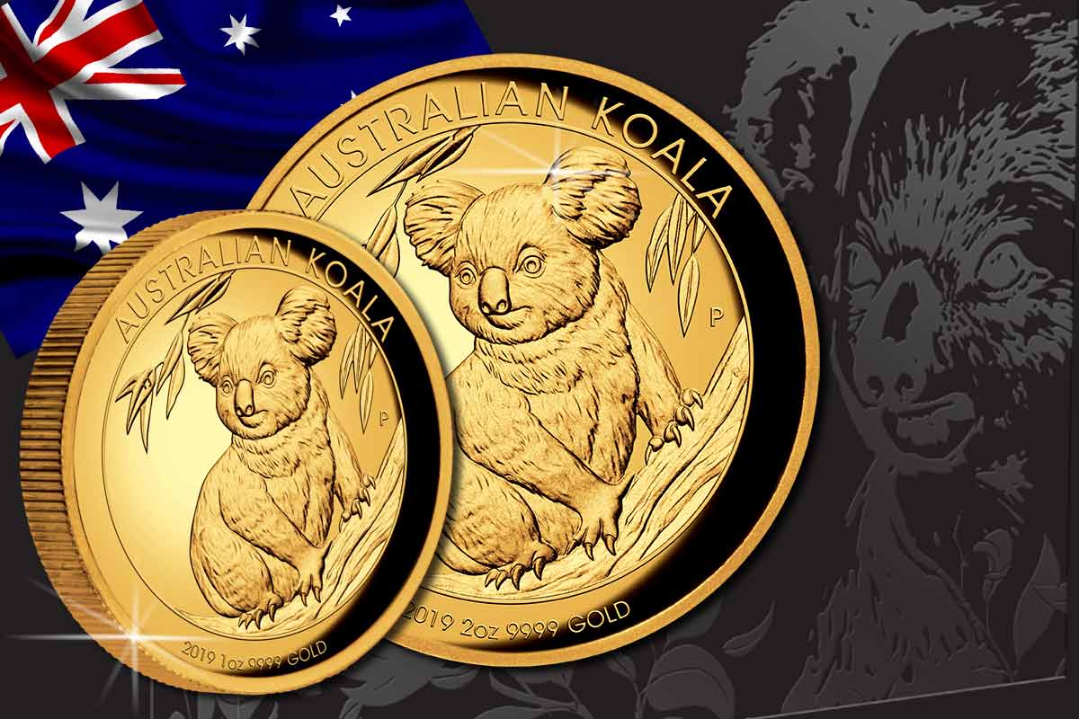 Jetzt hier! Koala 2019 Gold 1 oz und 2 oz High Relief