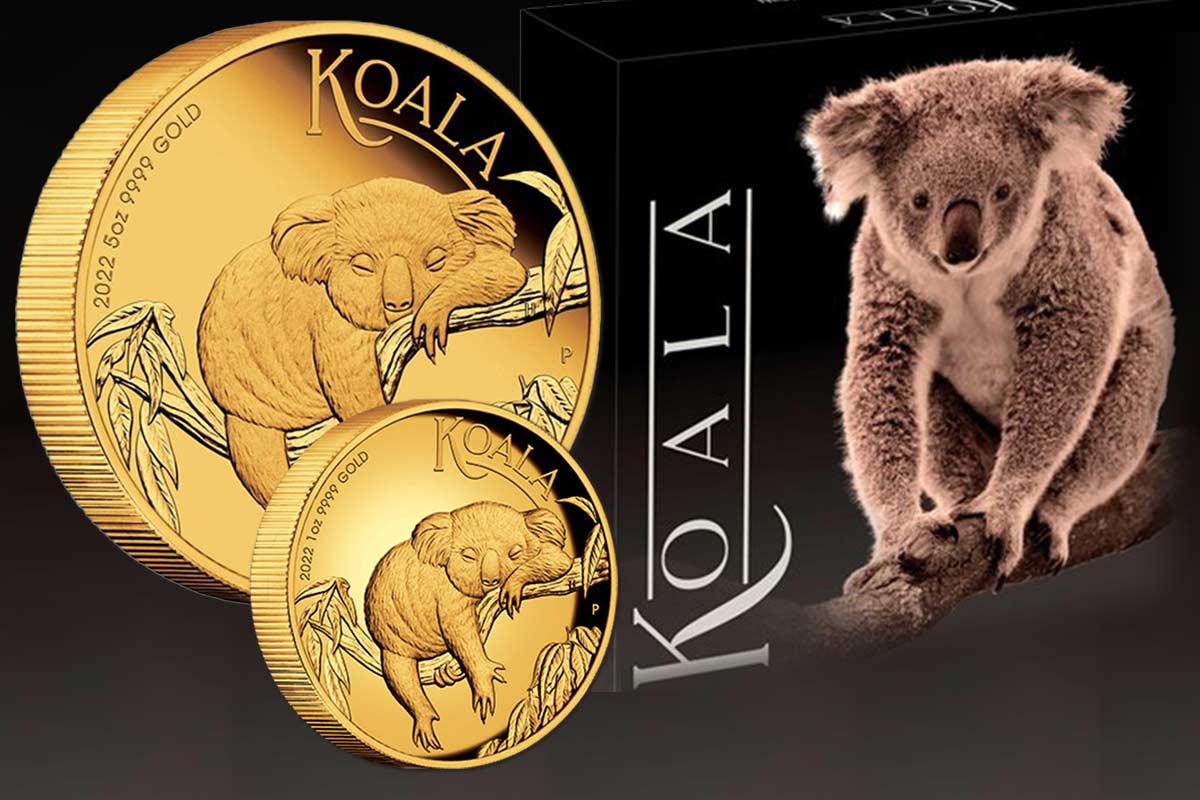 Koala 2022 Gold 1 oz PP High Relief und 5 oz PP: Jetzt neu!