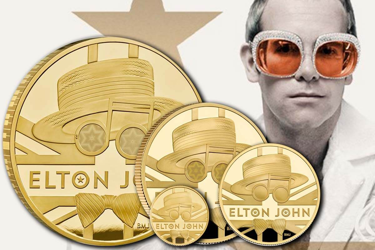 Music Legends – Elton John Goldmünzen: Hier vergleichen!