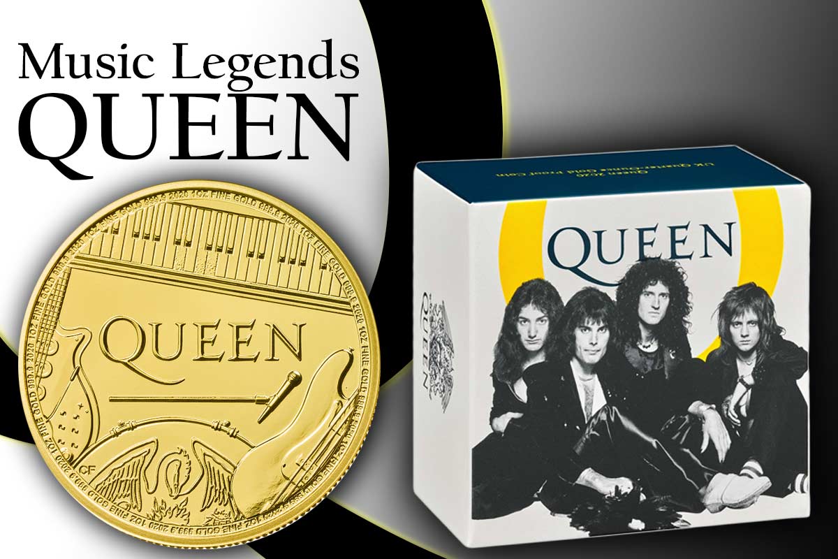 Music Legends – Queen: Neue Serie in Gold!