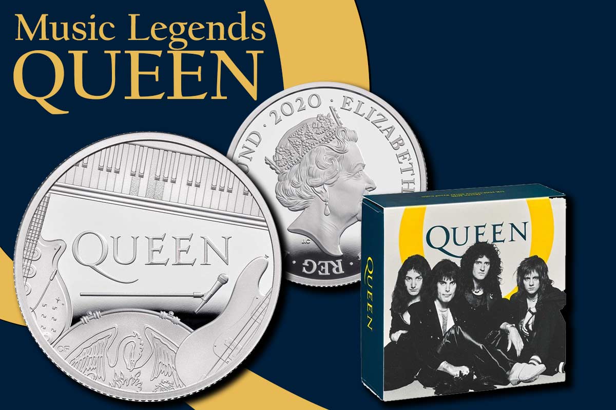 Music Legends: Queen 2020 Silber - Neue Serie der Royal Mint