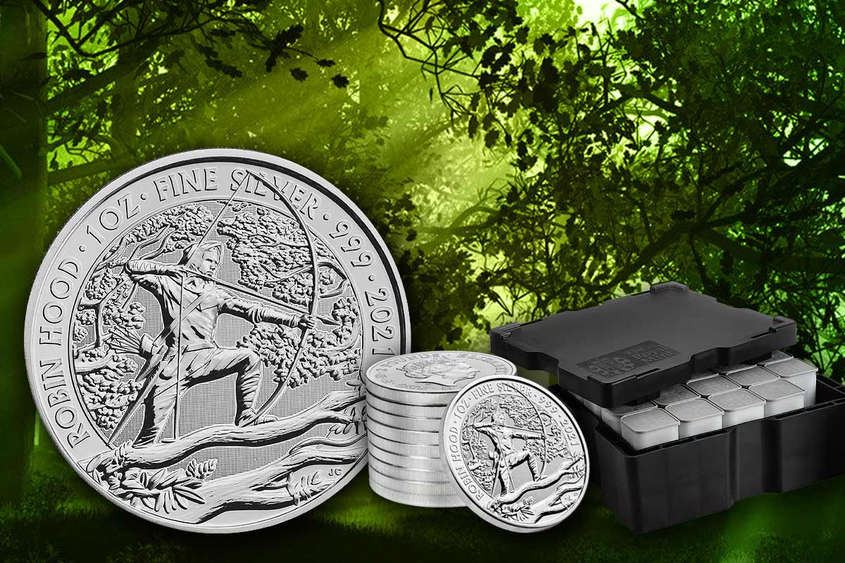 Myths and Legends 2021 - Robin Hood Silber – Neue Serie der Royal Mint!