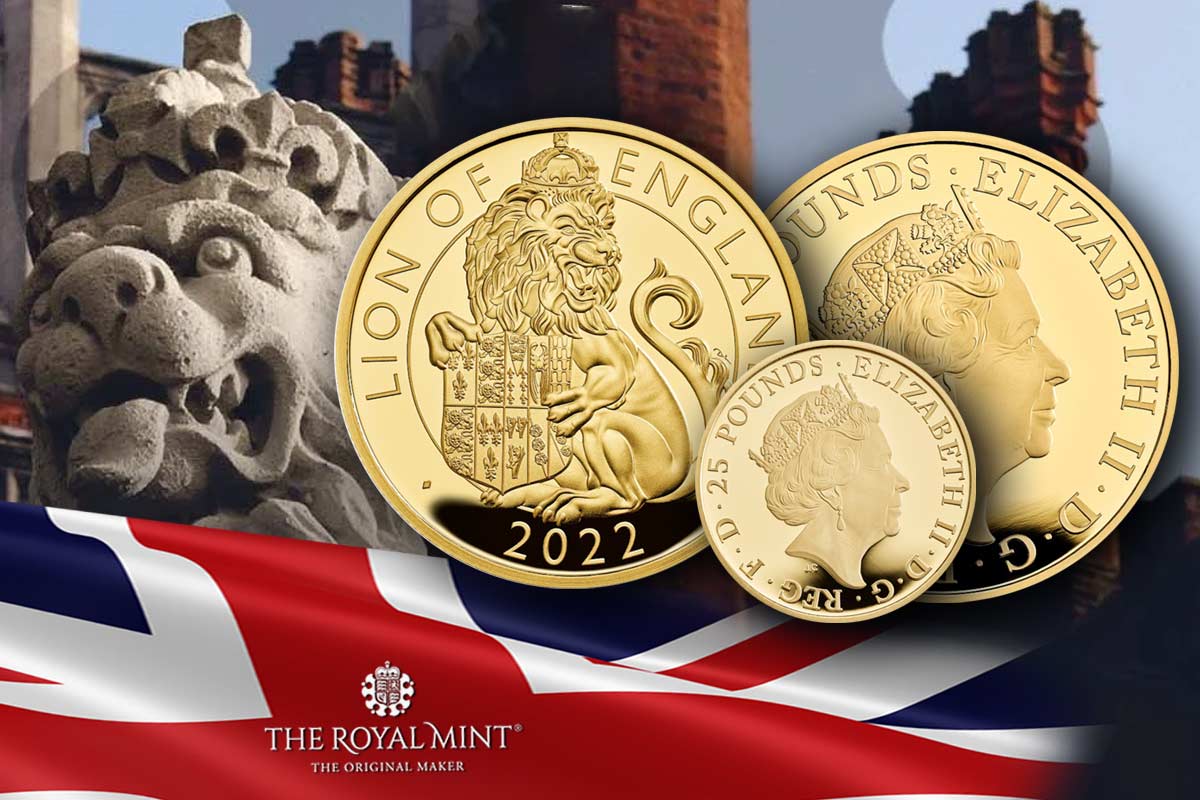 Royal Tudor Beasts Gold - Lion of England 2022 – Jetzt vergleichen!