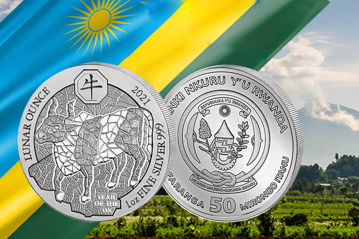 Ruanda Lunar 2020 - Ochse Silber: Jetzt bestellen!