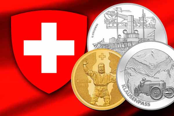 Swissmint: Gedenk- und Sondermünzen in Gold und Silber 