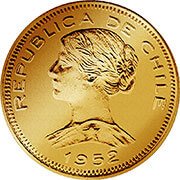 Chile Peso Goldmünze