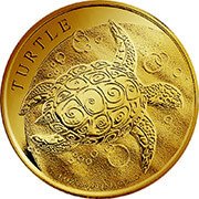 Niue Turtle Schildkröte Goldmünze